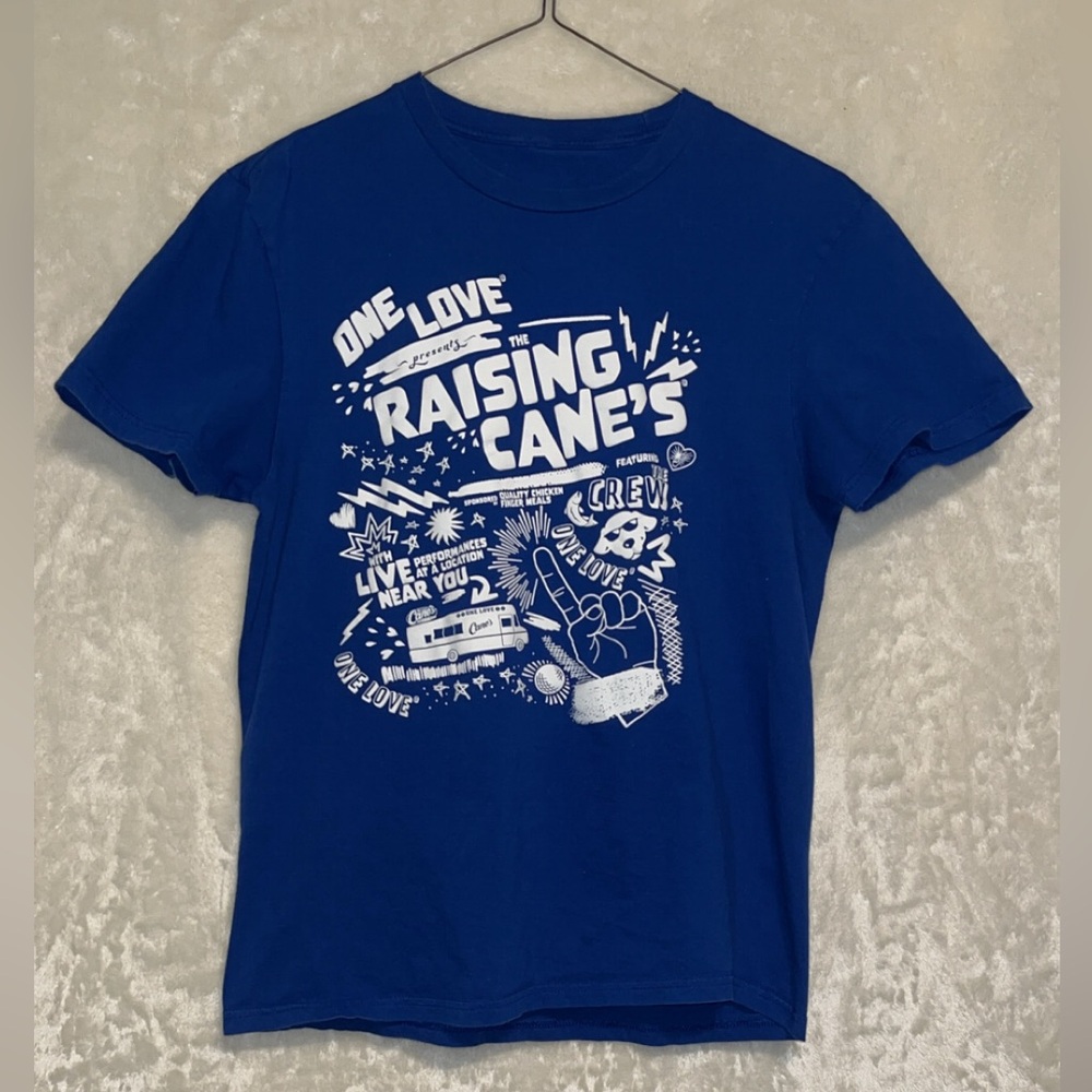 Raising Cane’s Blue Graphic T-Shirt